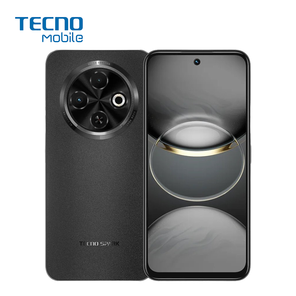 Celular Tecno Spark 30C Edicion Transformers 4G 128GB/4  Tigo Un Sim Negro